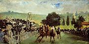 Course De Chevaux A Longchamp Edouard Manet